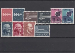 Norvegia 1967 buon set di francobolli VF MNH - Foto 1 di 1