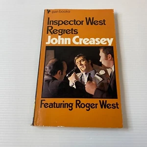Inspector West Regrets by John Creasey 1970 Vintage Pan Detective Paperback Book - Picture 1 of 5