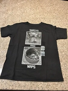 Mandalorian Baby Yoda Snacks and Naps T-Shirt Size 5 Toddler NEW! - Picture 1 of 1