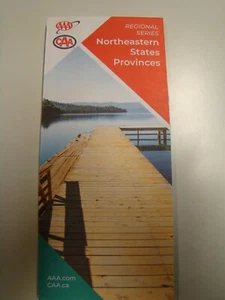 AAA Northeastern States and Canadian Provinces Highway Map 2021 New - Picture 1 of 2