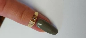 bague or 18 carats poinçon tête de cheval 19 ieme, 0,84 gramme diamants - Picture 1 of 10
