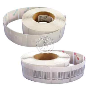 Sicherungsetiketten Klebeetiketten RF 8,2MHz 5x5 Warensicherung - Bild 1 von 2