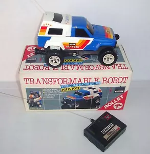 Nikko Remote Control Car Rollet Transformable Robot Transformers 1/24 - Picture 1 of 11