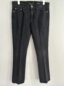 Saint Laurent Womens Black Denim 100% Cotton- Size 28 YSL - Picture 1 of 10