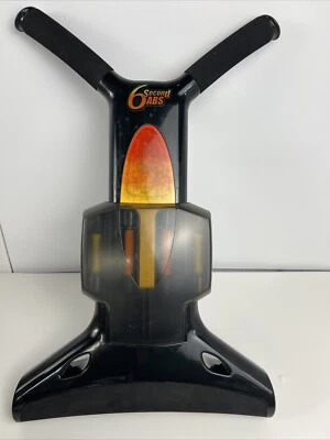 6 Second Abs Home Exercise Tool Six Pack Crunch Toning Machine Red+Orange Bands - Image 1 of 4