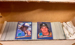 1986 Donruss Baseball Complete Set 660 Cards Canseco Mcgriff Rookie Card - Picture 1 of 2