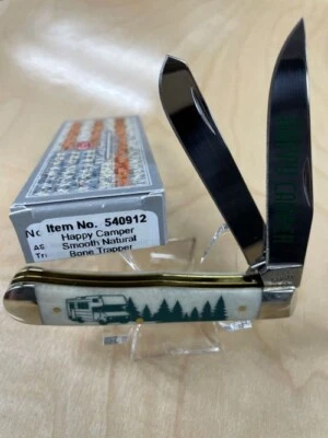 Case XX #W540912 Happy Camper Trampero de Huesos Natural Suave 6254 SS Foto 1 de 2