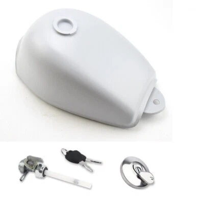 WHITE Gas Fuel Tank for Honda Monkey Bike Mini Trail Z50 Z50A Z50J Z50R NEW Foto 1 de 4