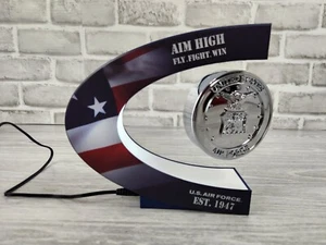 Bradford Exchange U.S. Air Force A Tribute to Excellence Levitating Medallion - Picture 1 of 15