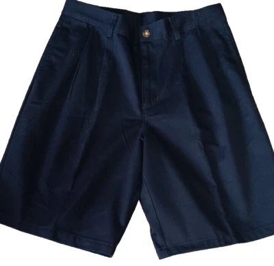 Pantalones Cortos IZOD Plisados Performance Niños Talla 14 Husky Cintura Ajustable Azul Nuevos con Etiquetas Foto 1 de 4