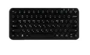inote Korean English Bluetooth Slim Keyboard Wireless Compact Mini (Black) - Picture 1 of 8