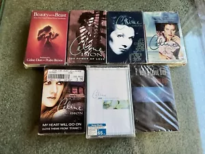 Lot Celine Dion Rare 7 x Cassette Singles Collection All Factory Sealed - Picture 1 of 3