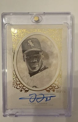 Autógrafo Allen and Ginter Frank Thomas Carte de Visite SSP/10 2025 Foto 1 de 2