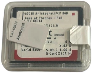 Aristocrat CFAST 3ME4 8GB Game Of Thrones FaB Linux World Base 2019 Memory Card - Picture 1 of 4
