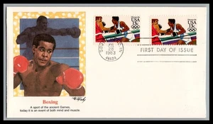 US FDC # 2051 13c Olympics, Boxing Fleetwood 2 x  1983, 9p2247 - Picture 1 of 1