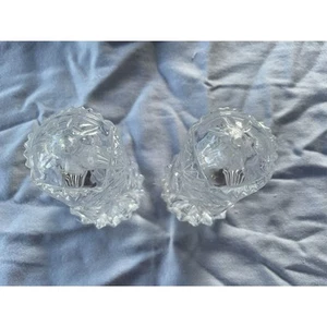 Vintage Lead Crystal Salt and Pepper Shaker Set - Picture 1 of 4