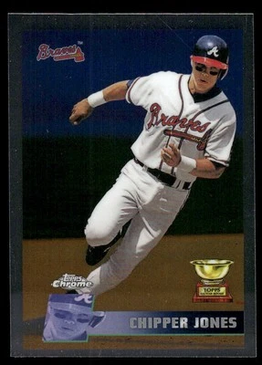 2017 Topps Chrome Update #TARC-8 Chipper Jones Topps All-Rookie Cup - Image 1 of 2