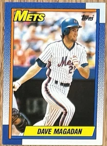 DAVE MAGADAN NY # 135 Mets Topps 1990 Collector MLB Baseball Card 1989 Season - Picture 1 of 2