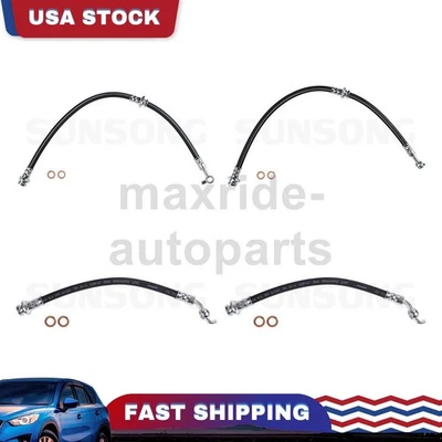 Manguera de línea de freno delantero trasero Sunsong para Nissan Máxima 2016 2017_MR Foto 1 de 4