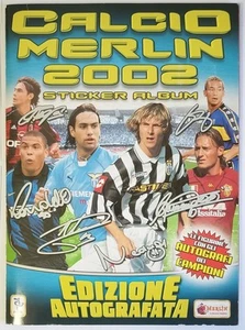 Calcio Merlin 2002 Album Completo Figurine con Poster - Imagen 1 de 7