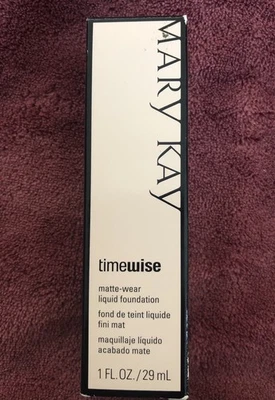 Mary Kay 1 Oz Ivory 2 TimeWise Matte Wear Liquid Foundation 038751 New FAST SHIP - Image 1 of 3