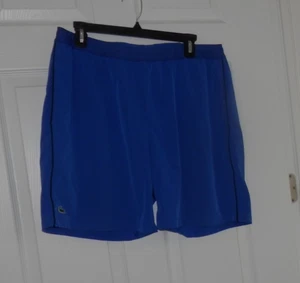 Lacoste Men's Royal Blue X Novak Djokovic Tennis Shorts 7" inseam XXL 7 - Picture 1 of 6