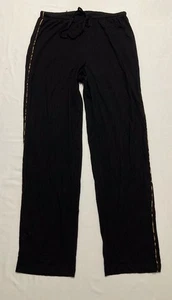 UNBRANDED Sleepwear pajama pants long BLACK S - Picture 1 of 3