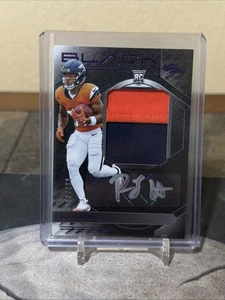 2025 Panini Black RJ Harvey RC Roookie Patch Auto /199 No. RKPA-RHY Broncos  - Picture 1 of 1