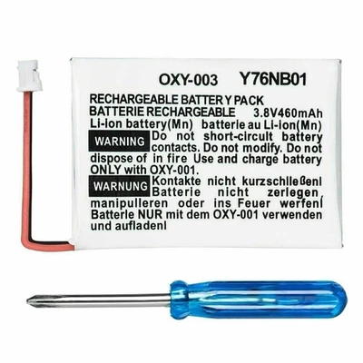 PROJECTCHASE Rechargeable Battery for Nintendo Game Boy Micro Replacement GBM 460 mAh + Tool