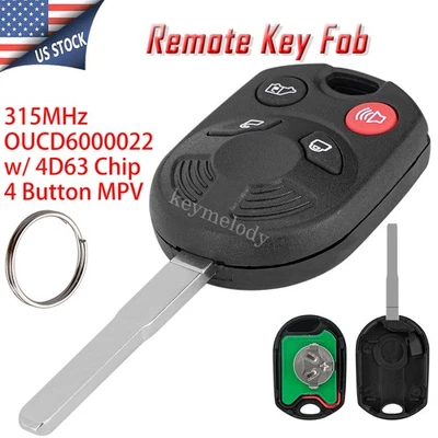 Llavero remoto sin llave de 4 botones para Ford Transit 150 250 350 Connect 2015-2020 Foto 1 de 4