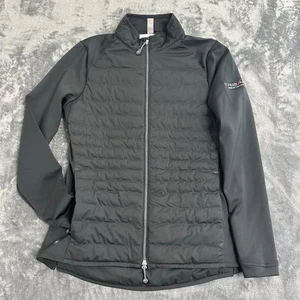 Peter Millar Jacket Womens Size S Black Merge Elite Hybrid Full Zip Golf Perform - Picture 1 of 13