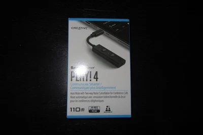 CREATIVE Sound Blaster Play! 4 USB-C External Stereo Sound Card  NEW SEALED - Image 1 of 3