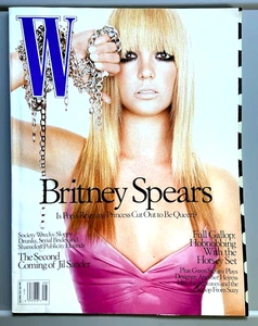 AUGUST 2003 W MAGAZINE FEATURING BRITTANY SPEARS & OTHERS - Picture 1 of 6