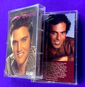Elvis Top Ten Hits and George Jones Two Vintage Cassettes Nice Condition    CA - Picture 1 of 5