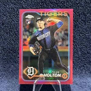 Tyler Holton RC MAGENTA REFRACTOR /399 Tigers 2024 Chrome Topps Update #US33 🔥 - Bild 1 von 3