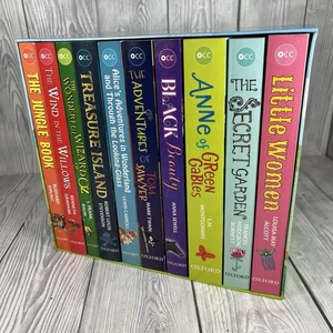 OXFORD CHILDREN'S CLASSICS BOXED SET OF 10 CLASSIC STORY BOOKS PUBLISHED 2014 - Picture 1 of 9