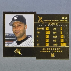 2003 Fleer E-X Derek Jeter X Tra Innings #7 XI Yankees - Picture 1 of 2