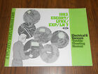 1983 FORD ESCORT & EXP / MERCURY LYNX / WIRING & VACUUM DIAGRAM SHOP MANUAL