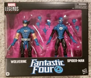 MARVEL LEGENDS FANTASTIC FOUR SPIDERMAN & WOLVERINE NUOVO CON SCATOLA - Foto 1 di 3