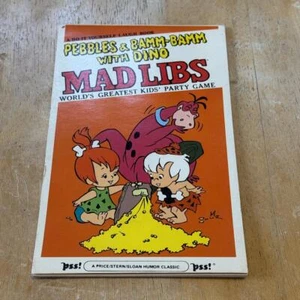 Pebbles & Bamm-Bamm mit Dino Mad Libs - Klassisches Kinderpartyspiel - Bild 1 von 5