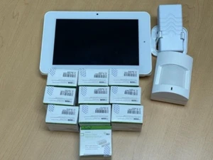 Qolsys QS9201-1200-840 IQPanel 2 GE 10 DOOR KIT + 6 MONTHS ALARM MONITORING USED - Picture 1 of 3