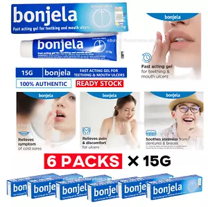 Tratamiento de Úlceras Bucales Gel Sin Azúcar Bonjela Alivio Calmante 6 PACKS... - Imagen 1 de 15