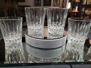 (4) DOF Double Old Fashioned Glass Tumbler 4" tall, Crystal Mikasa "Old Dublin" - Picture 1 of 14