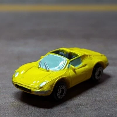 MICRO MÁQUINAS (Galoob, 1994) De colección FERRARI 246 GTS DINO Amarillo Convertible Foto 1 de 4