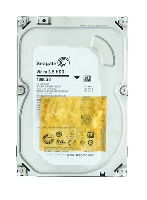 Seagate Video 3.5 Hard Drive ST1000VM002, 1000GB/1TB, SATA 6Gb/s NCQ Hard Drive - Image 1 of 3