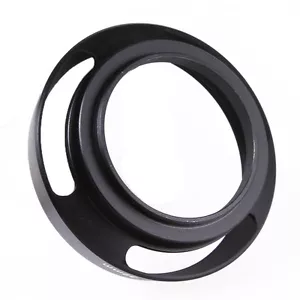 39mm Curved Vented Lens Hood Sliver for Leica 39 mm Filter Thread DSLR Camera - Picture 1 of 4