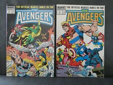 MARVEL COMIC  THE AVENGERS THE OFFICIAL MARVEL INDEX TO THE AVENGERS #3 & #4
