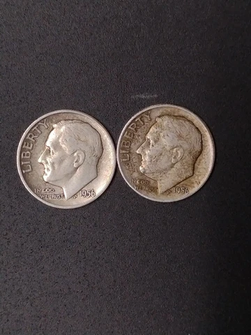 1956 P&D Roosevelt Dimes #02 Cover