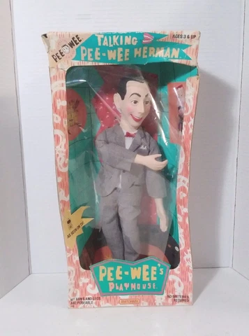 1987 Vintage Matchbox TALKING PEE-WEE HERMAN TALKING DOLL  New in Box Cover