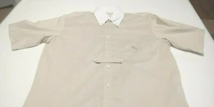 Ea.St schönes Herren Tunierhemd beige/weiß gute Qualität Herren  Tunier Größe L  - Bild 1 von 24